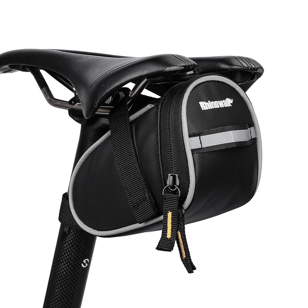 RHINOWALK T604 Bike Rear Saddle Bag Polyester Reflective Bicycle Tail Storage Bag RHINOWALK T604 Bike Rear Saddle Bag Polyester Reflective Bicycle Tail Storage Bag